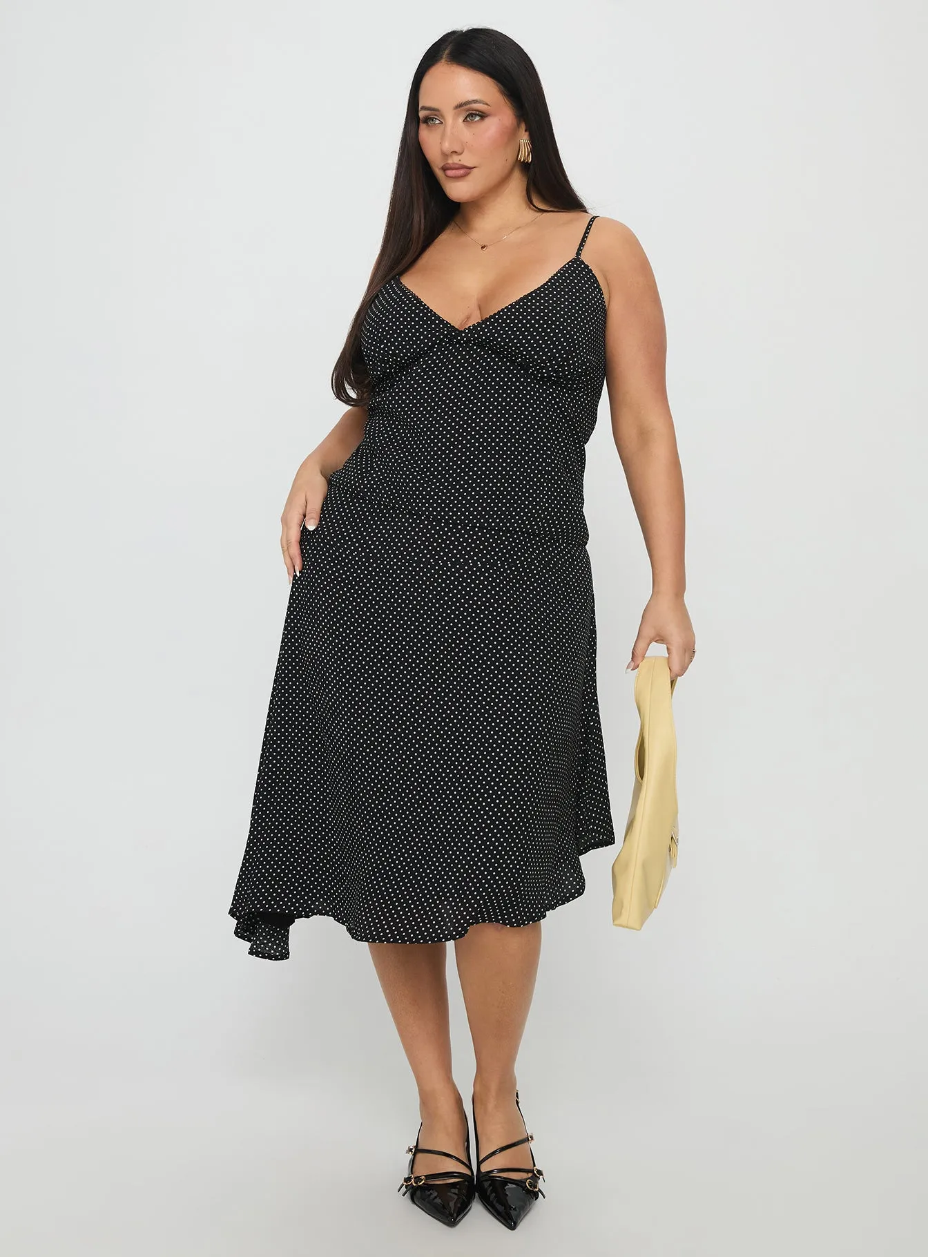 Cabernet Asymmetrical Set Black Polka Curve sold by Princess Polly product image thumbnail 2