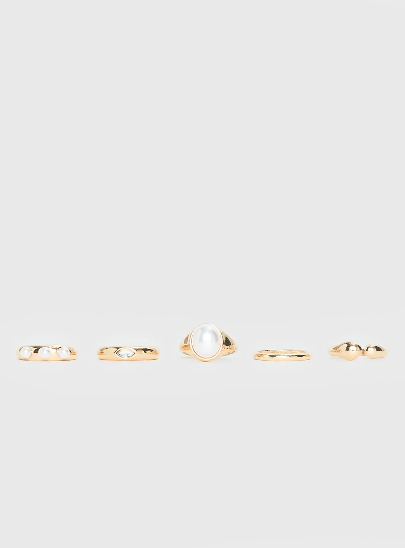 Stellon Ring Pack Gold sold by Princess Polly product image thumbnail 3