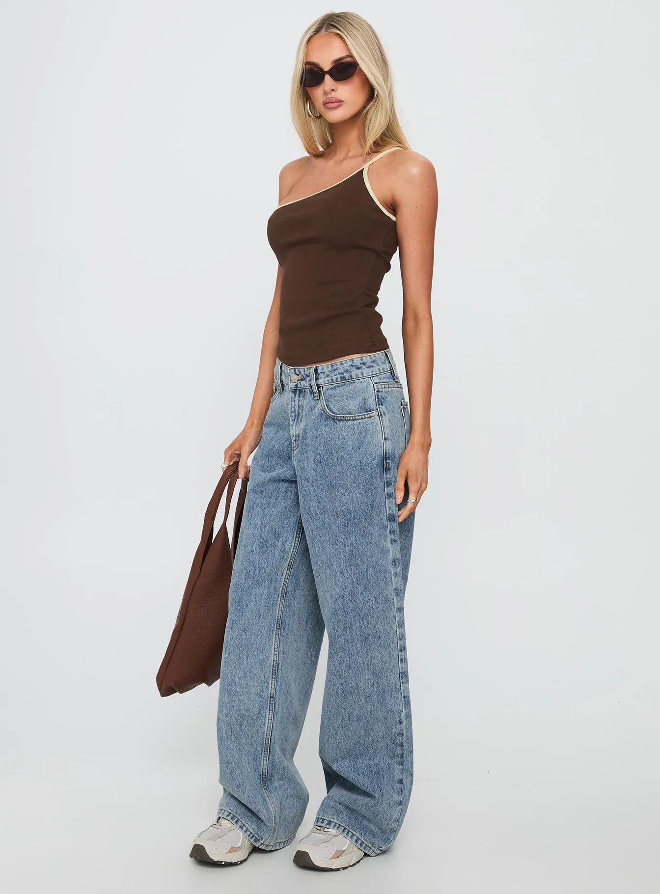 Shima Low Rise Straight Leg Jeans Light Wash sold by Princess Polly product image thumbnail 4