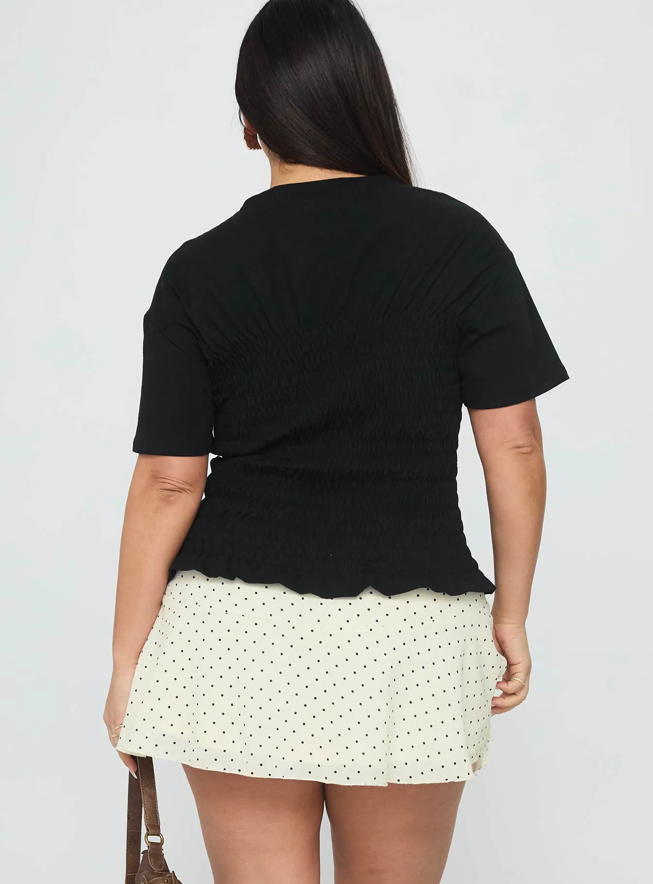 Sonsie Mini Skirt Cream Curve sold by Princess Polly product image thumbnail 5