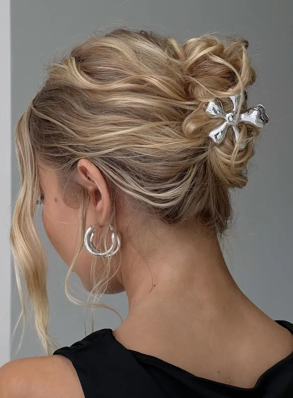 All She Wrote Hair Clip Silver sold by Princess Polly