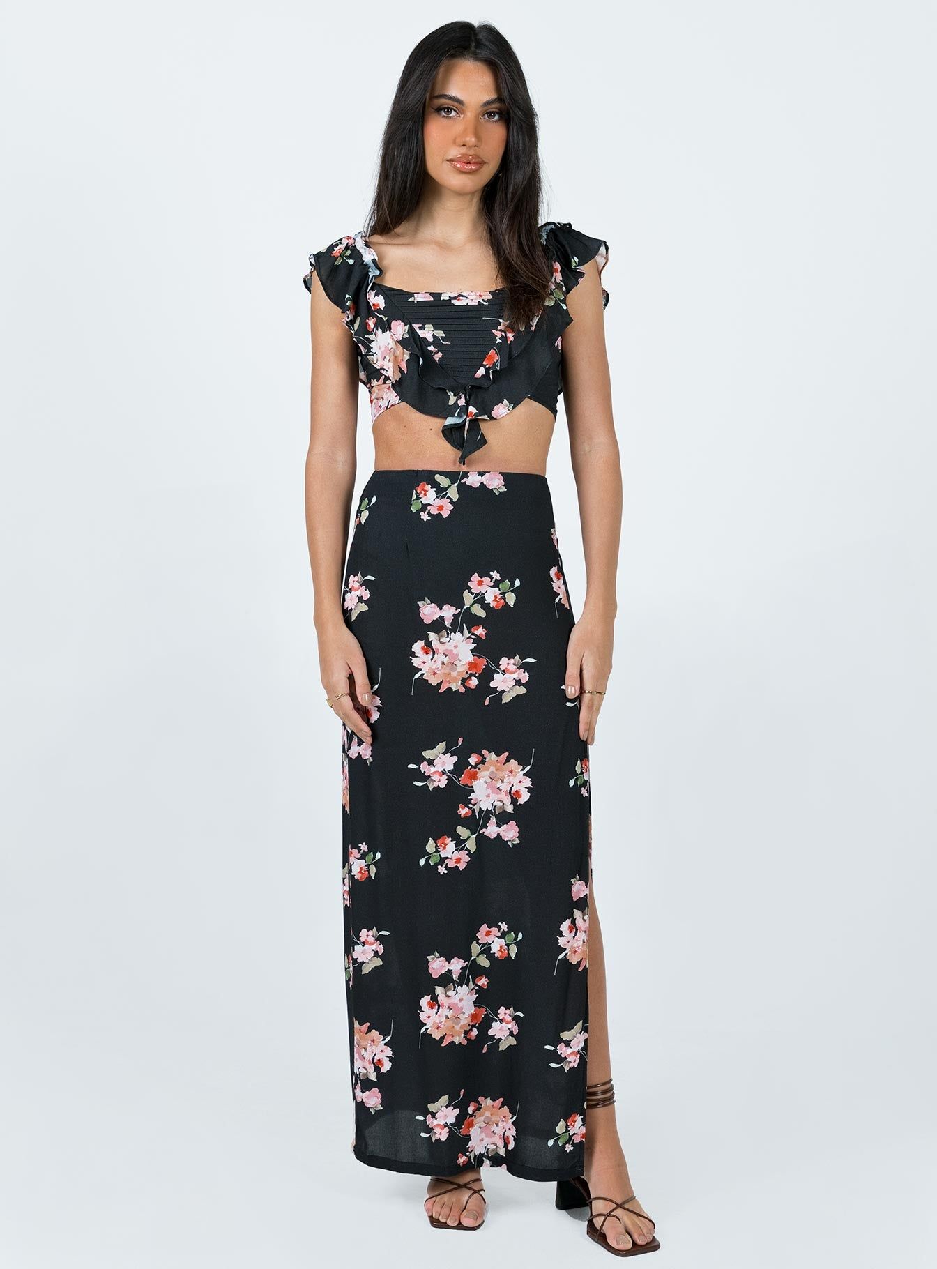 So Romantic Maxi Skirt Multi sold by Princess Polly product image thumbnail 2