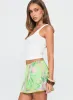 Provoke Mini Skirt Green Floral sold by Princess Polly