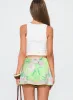 Provoke Mini Skirt Green Floral sold by Princess Polly