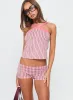 Eunia Short Pink Pinstripe sold by Princess Polly