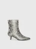 Therapy Shade Boots Black / White Snake sold by Princess Polly
