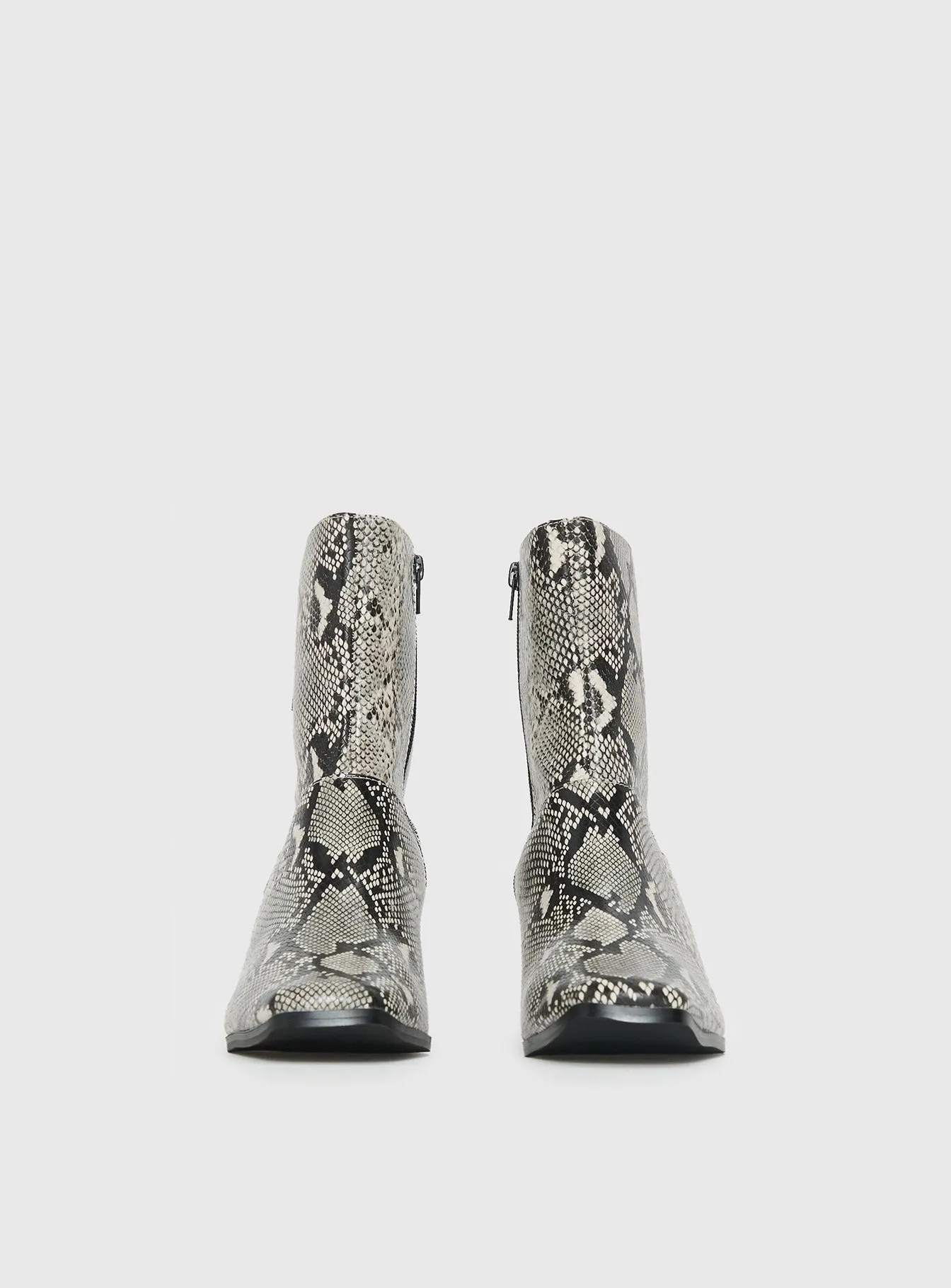 Therapy Shade Boots Black / White Snake sold by Princess Polly product image thumbnail 4