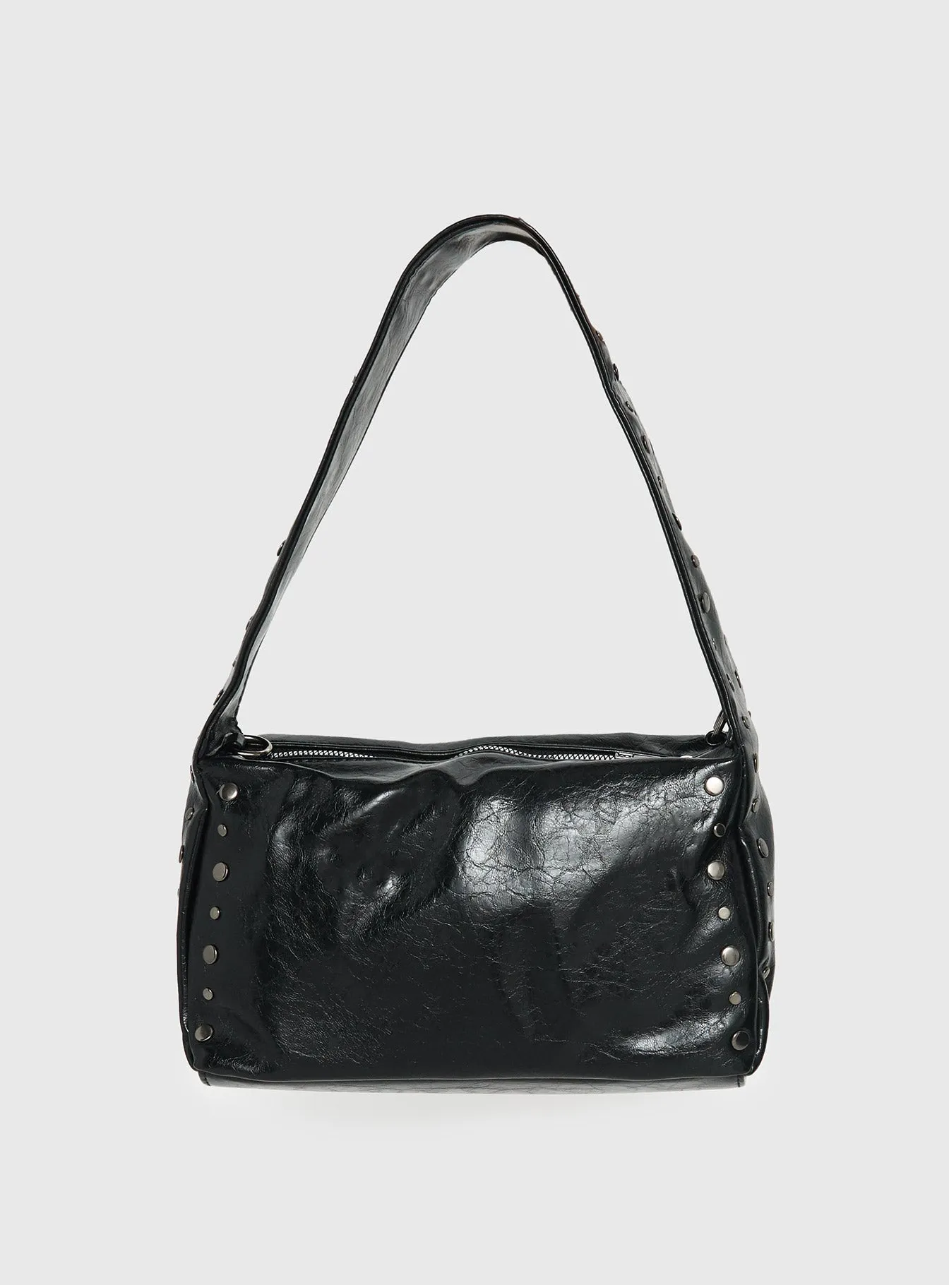 Kaiser Stud Detail Shoulder Bag Black sold by Princess Polly product image thumbnail 4
