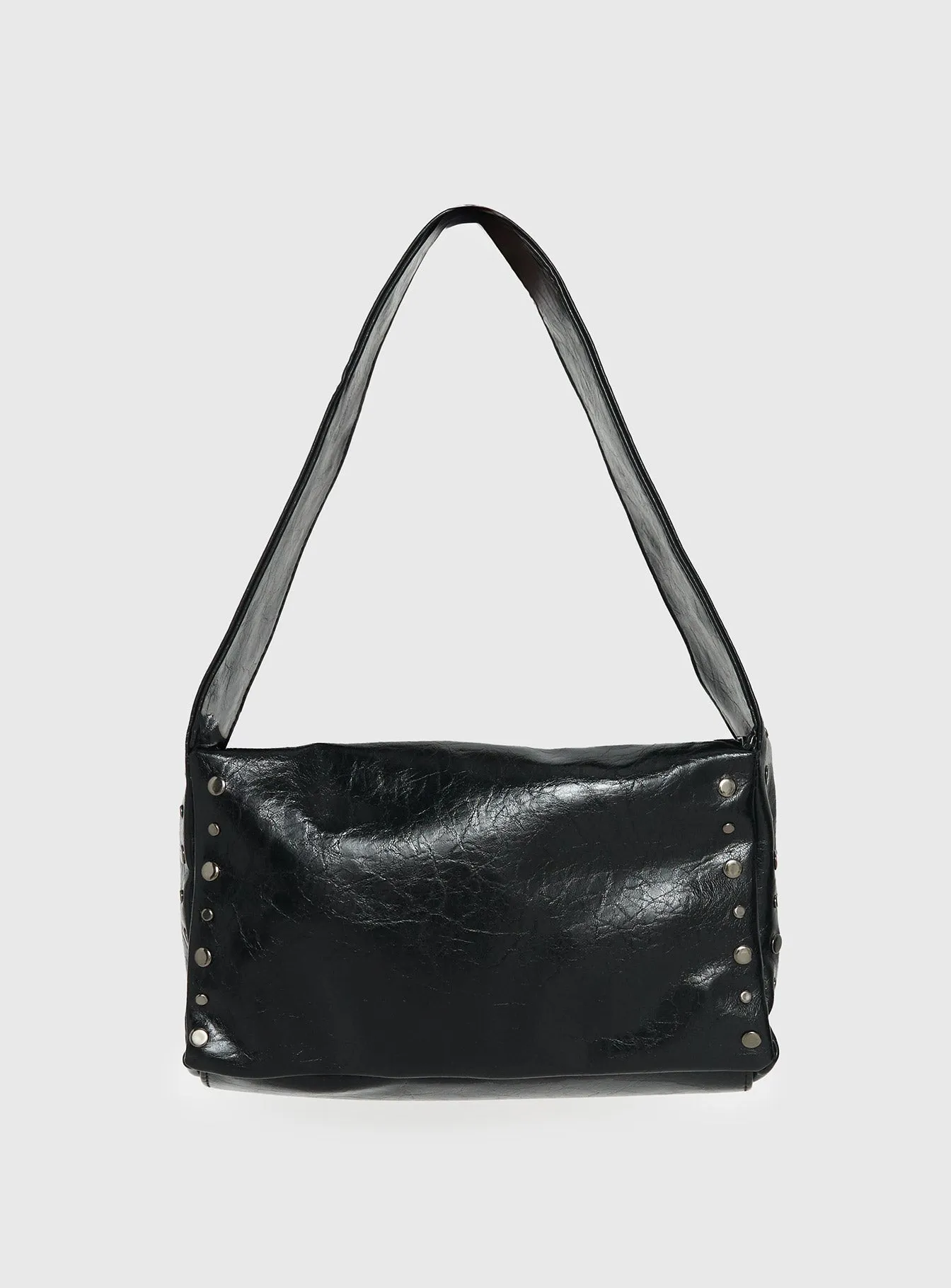 Kaiser Stud Detail Shoulder Bag Black sold by Princess Polly product image thumbnail 2