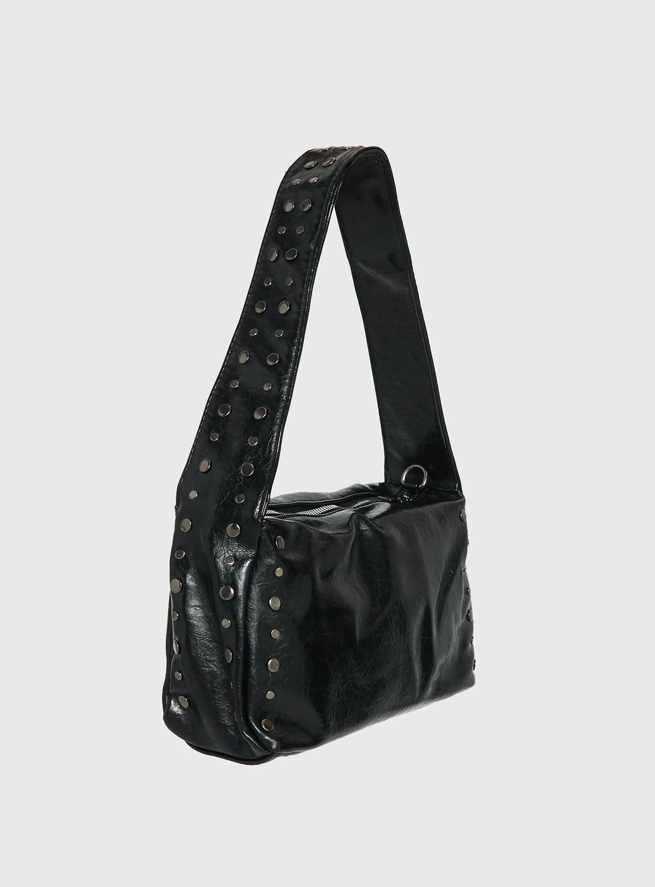 Kaiser Stud Detail Shoulder Bag Black sold by Princess Polly product image thumbnail 3
