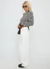 Kaio Mid Rise Barrel Leg Denim Jeans White sold by Princess Polly