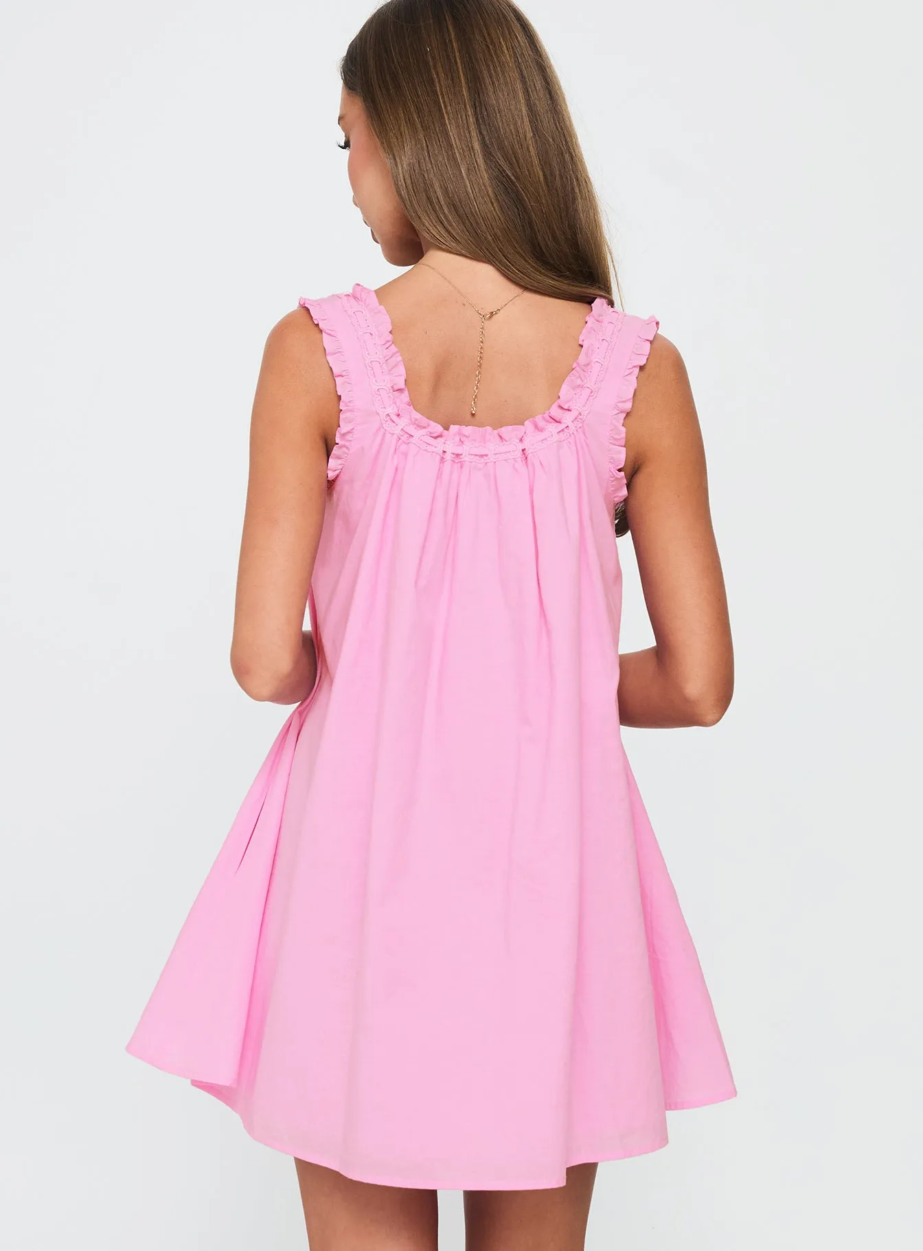 Swing Mini Dress Pink sold by Princess Polly product image thumbnail 5
