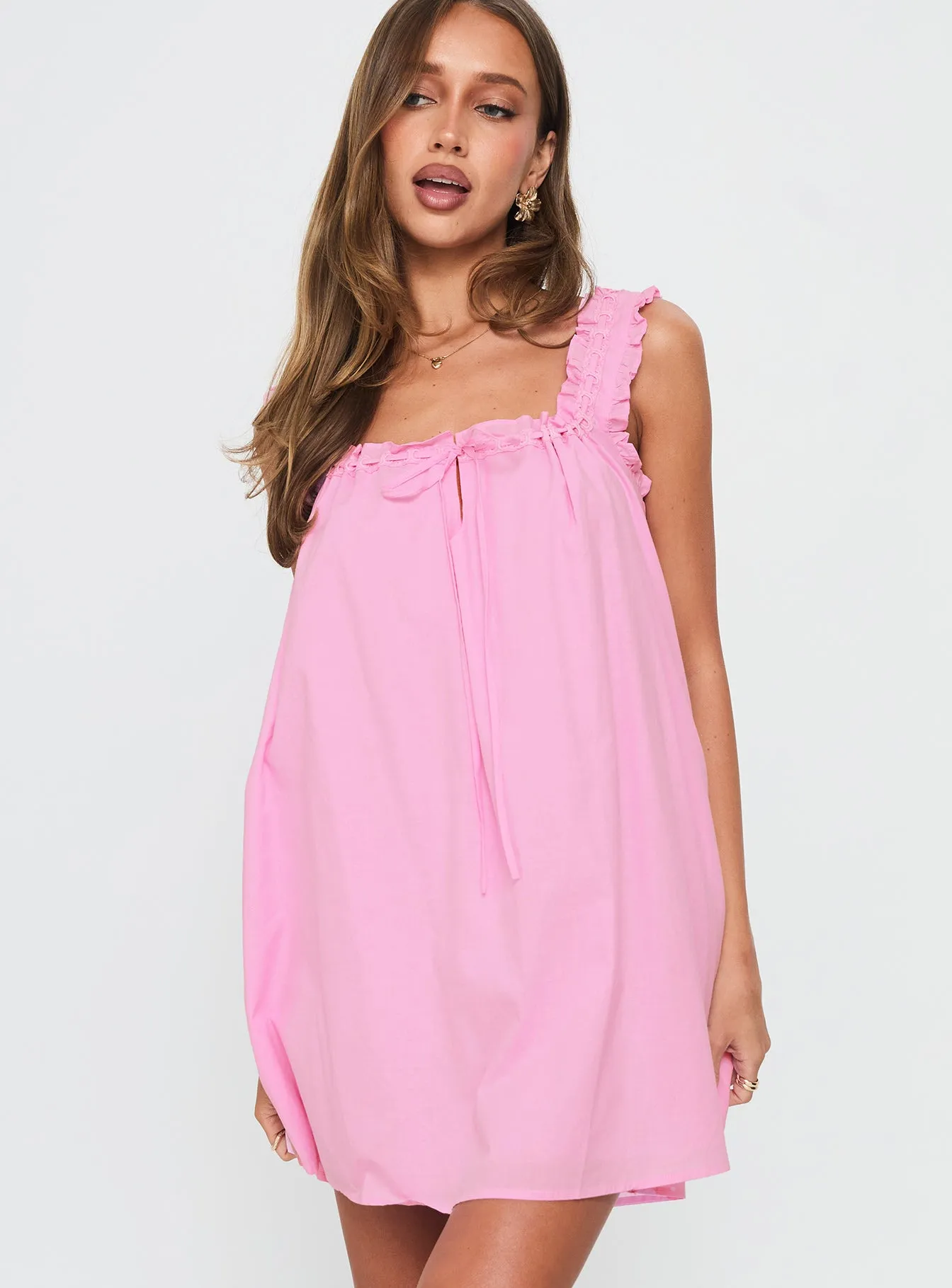 Swing Mini Dress Pink sold by Princess Polly product image thumbnail 2