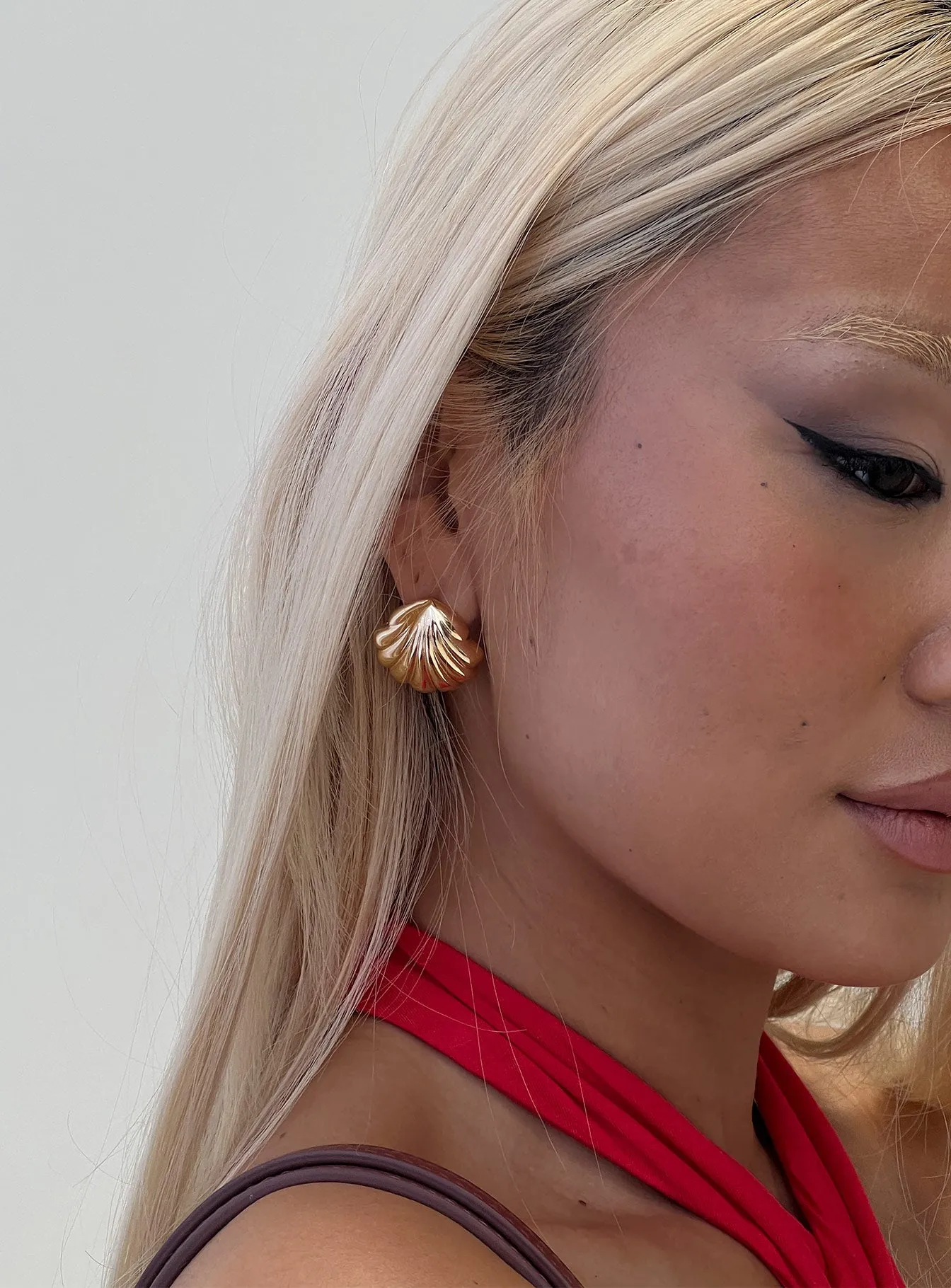 On Vacation Earrings Gold sold by Princess Polly