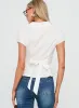 Akiyo Button Up Blouse Top White sold by Princess Polly