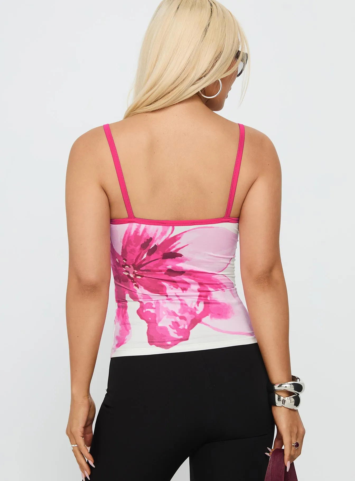 Summer Vistas Graphic Tank Top Pink sold by Princess Polly product image thumbnail 5