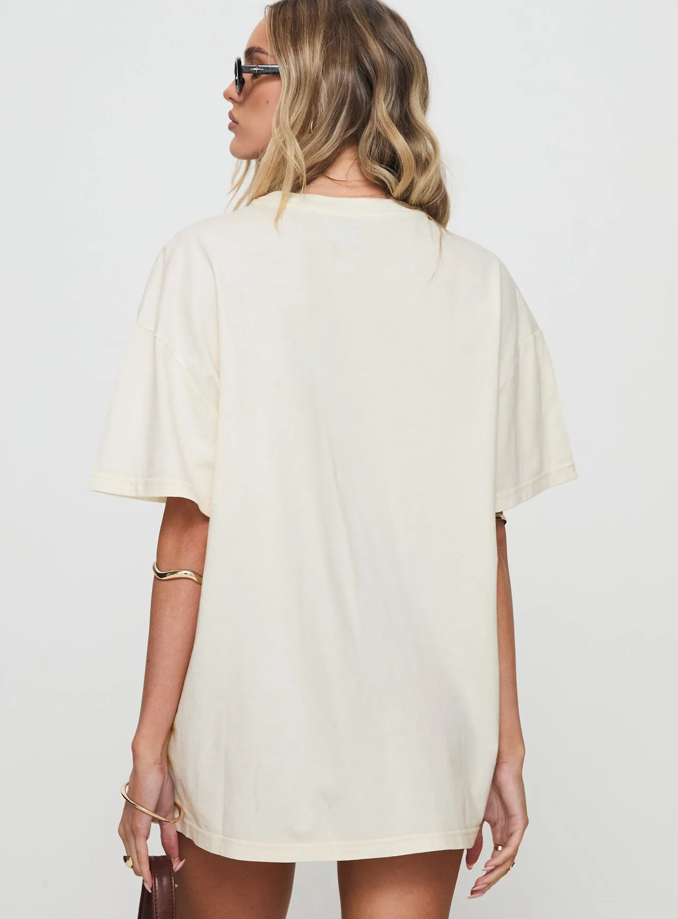 The Claw Club Oversized Tee Yellow sold by Princess Polly product image thumbnail 5