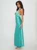 Annalia Scarf Tie Maxi Dress Aqua sold by Princess Polly