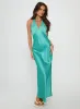Annalia Scarf Tie Maxi Dress Aqua sold by Princess Polly
