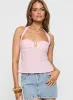 Isabetta Halter Top Pink Petite sold by Princess Polly