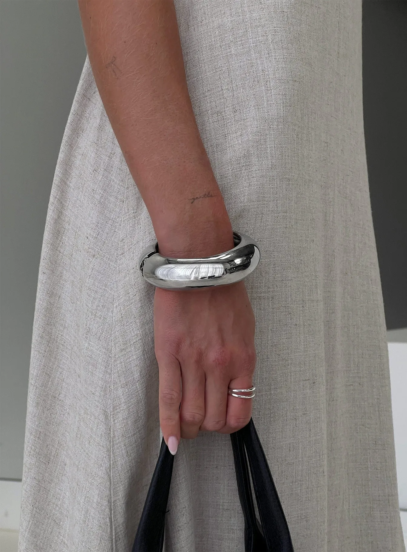 Eliya Chunky Bracelet Silver sold by Princess Polly