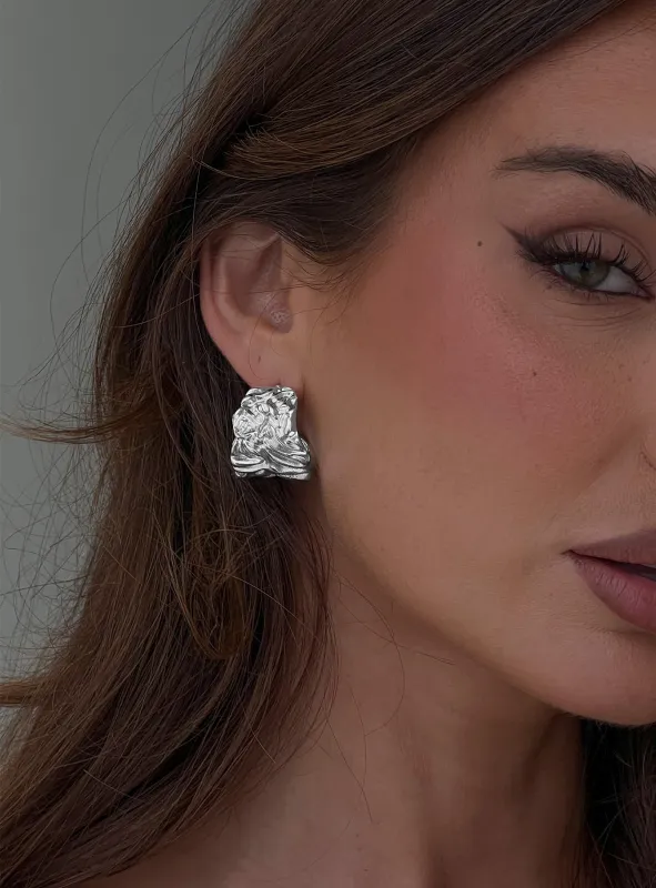 Courter Earrings Silver sold by Princess Polly