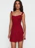 Beacall Mini Dress Red Petite sold by Princess Polly
