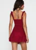 Beacall Mini Dress Red Petite sold by Princess Polly