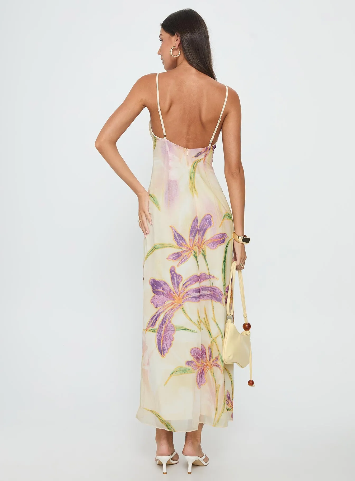 Isakaia Beaded Maxi Dress Floral / Multi sold by Princess Polly product image thumbnail 5