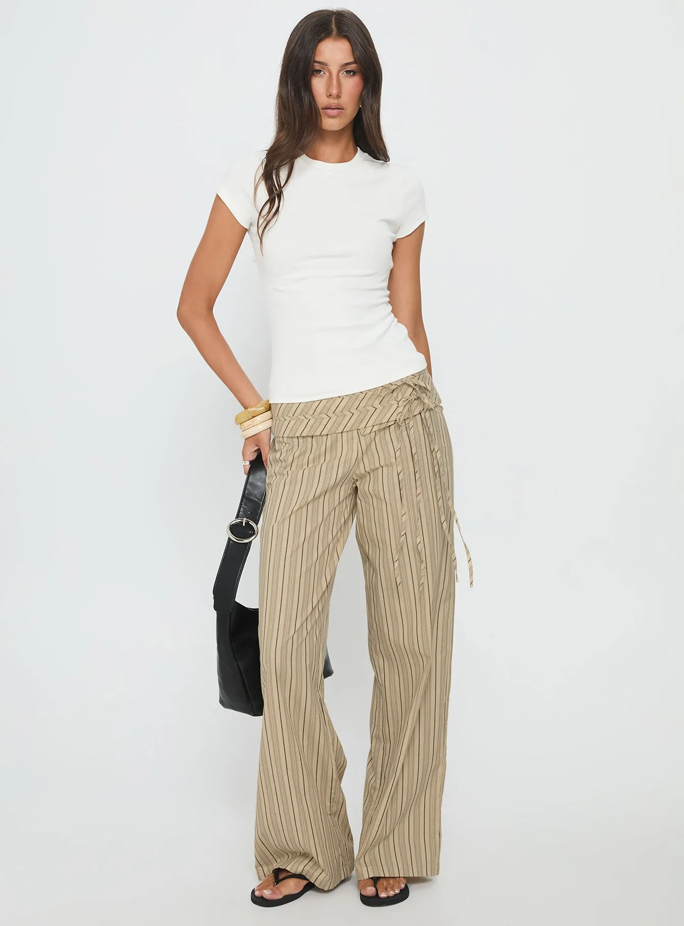 Baseline Longline Rib Top White sold by Princess Polly product image thumbnail 3