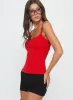 Baseline Longline Tank Top Red sold by Princess Polly