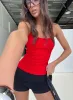 Baseline Longline Tank Top Red sold by Princess Polly