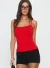 Baseline Longline Tank Top Red sold by Princess Polly
