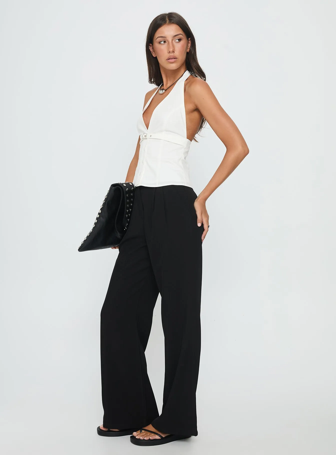 Ambient Wide Leg Pant Black sold by Princess Polly product image thumbnail 4