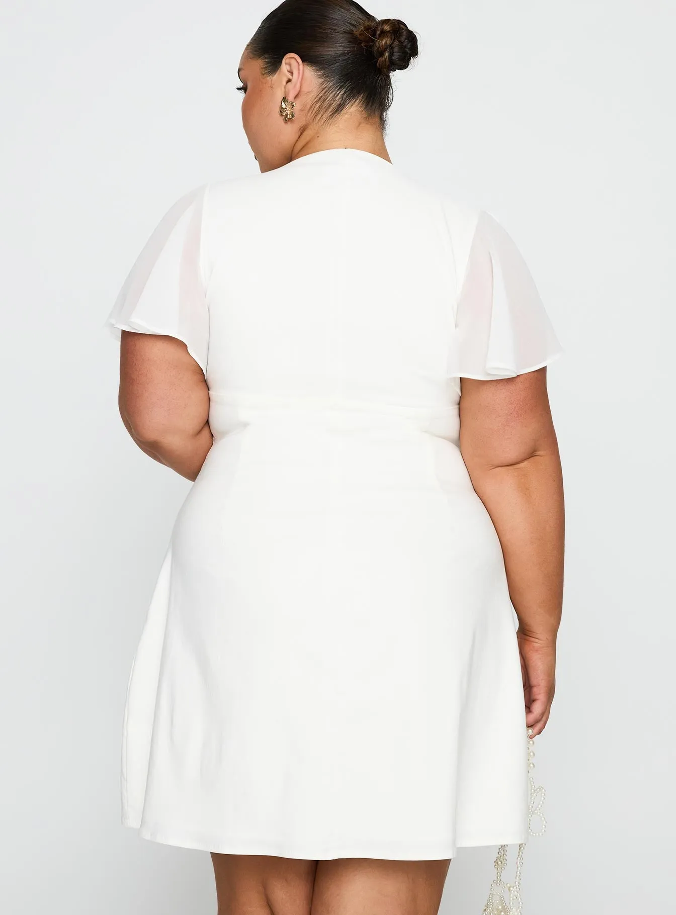 Florie Corset Mini Dress White Curve sold by Princess Polly product image thumbnail 5