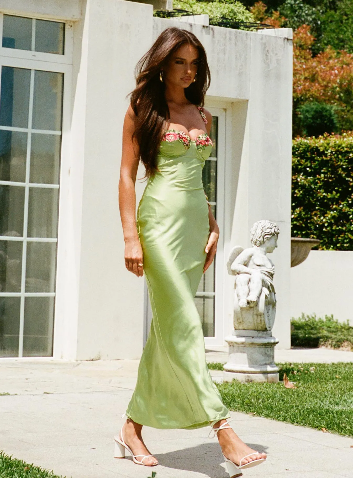 Kenzie Maxi Dress Green Lower Impact sold by Princess Polly