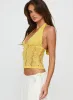 Cruizer Halter Top Yellow sold by Princess Polly