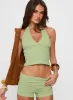 Whimsy Halter Top Yellow Stripe sold by Princess Polly