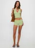 Whimsy Halter Top Yellow Stripe sold by Princess Polly