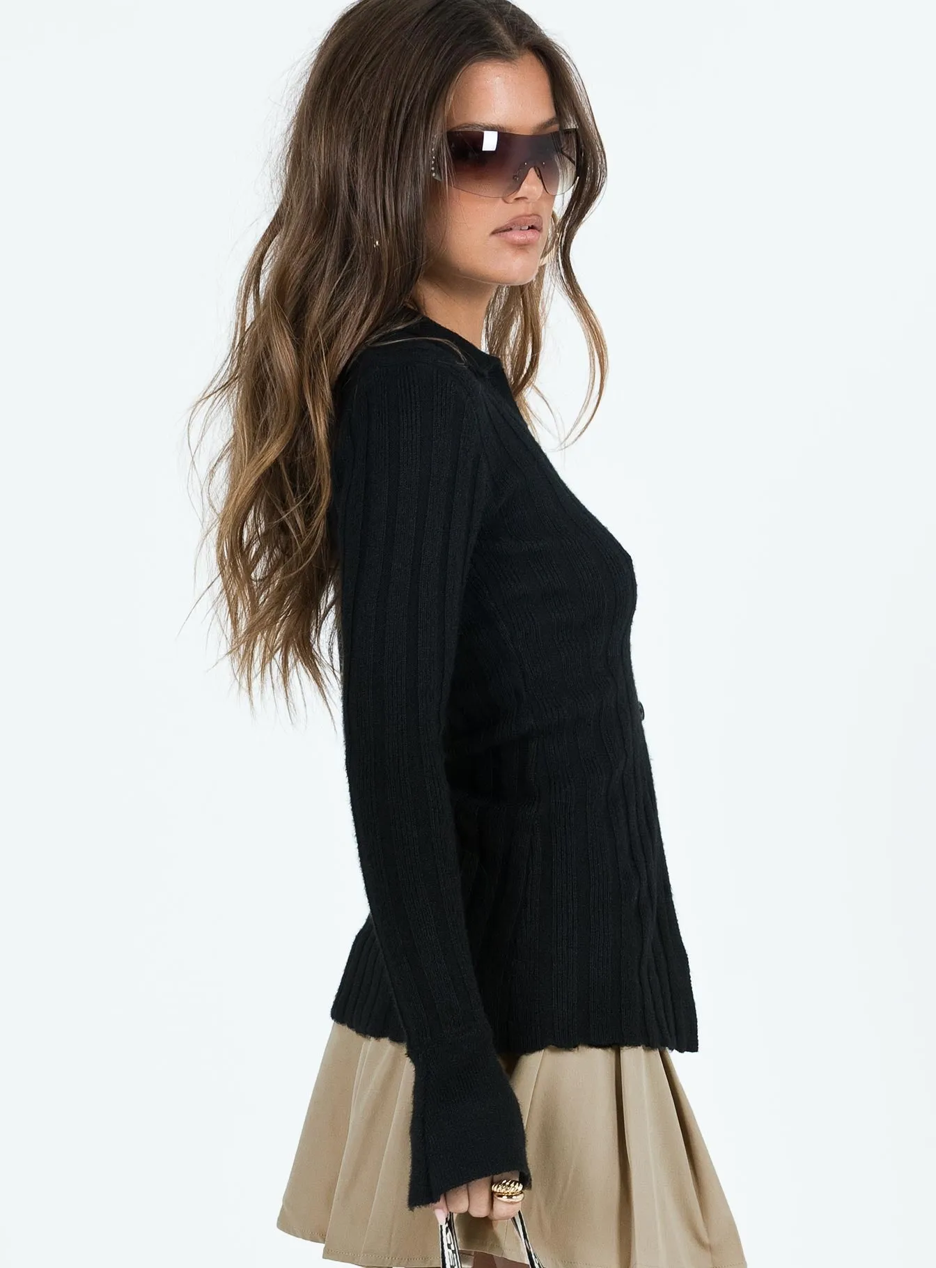Beryl Long Sleeve Top Black sold by Princess Polly product image thumbnail 3