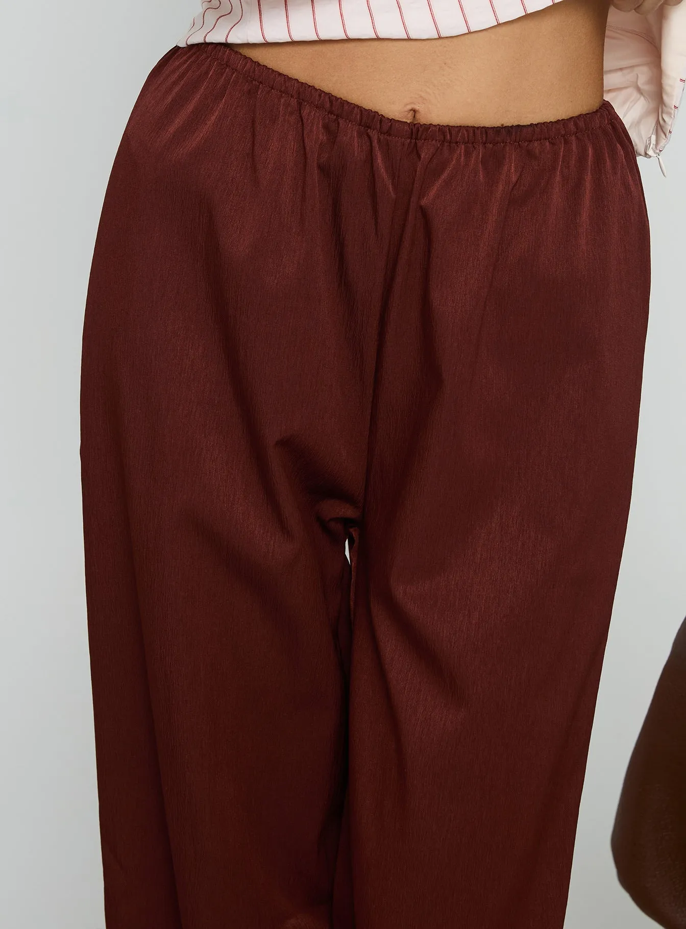 Dorie Straight Leg Pants Chocolate sold by Princess Polly product image thumbnail 5