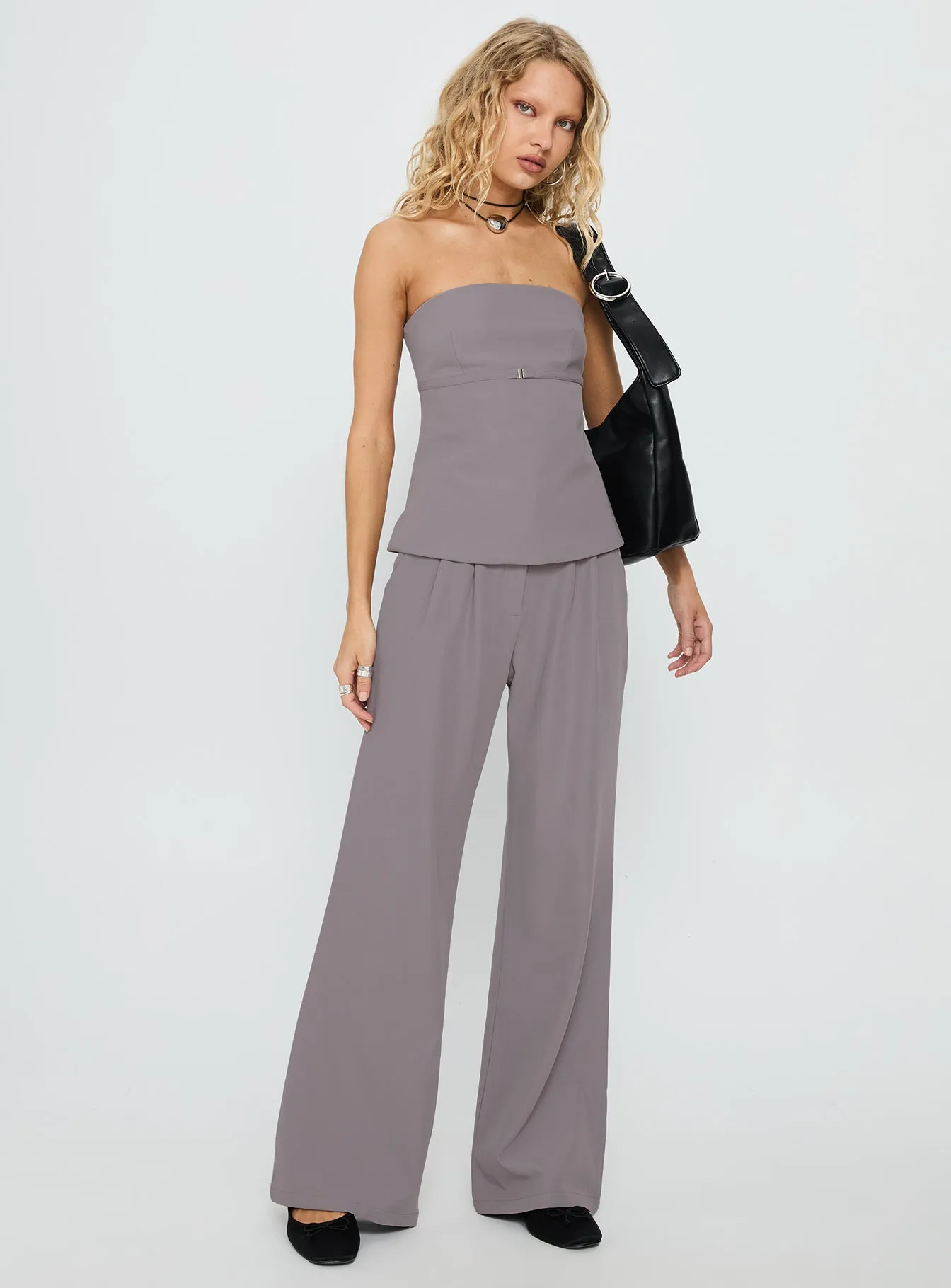 Irresistible Strapless Top Grey sold by Princess Polly product image thumbnail 3