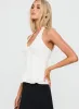 Life Goes By Sleeveless Top White sold by Princess Polly