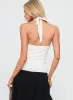 Life Goes By Sleeveless Top White sold by Princess Polly
