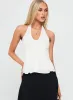 Life Goes By Sleeveless Top White sold by Princess Polly