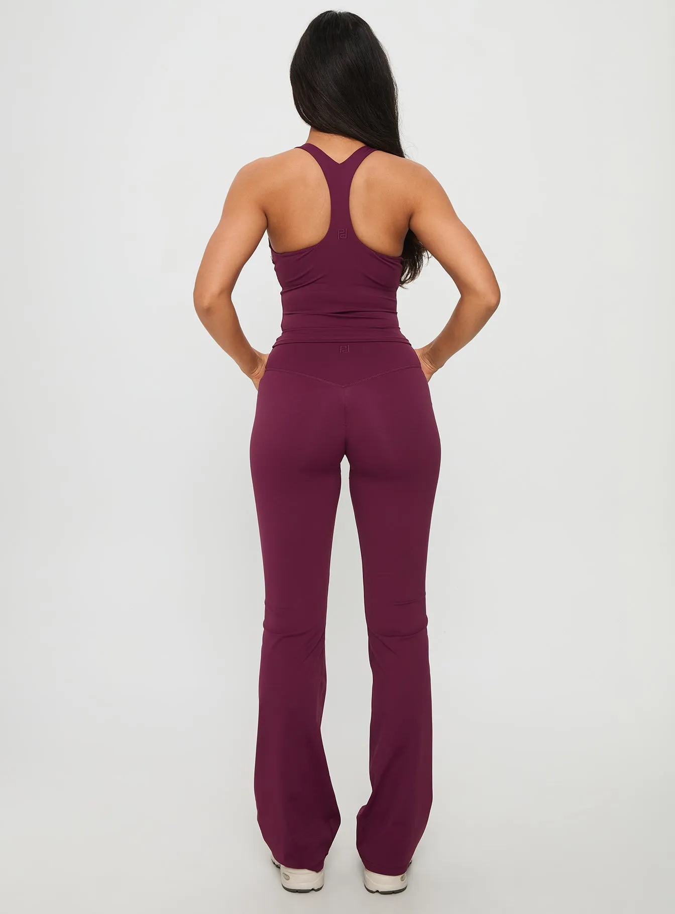 Sunday Session Active Flare Leg Pant Plum sold by Princess Polly product image thumbnail 5