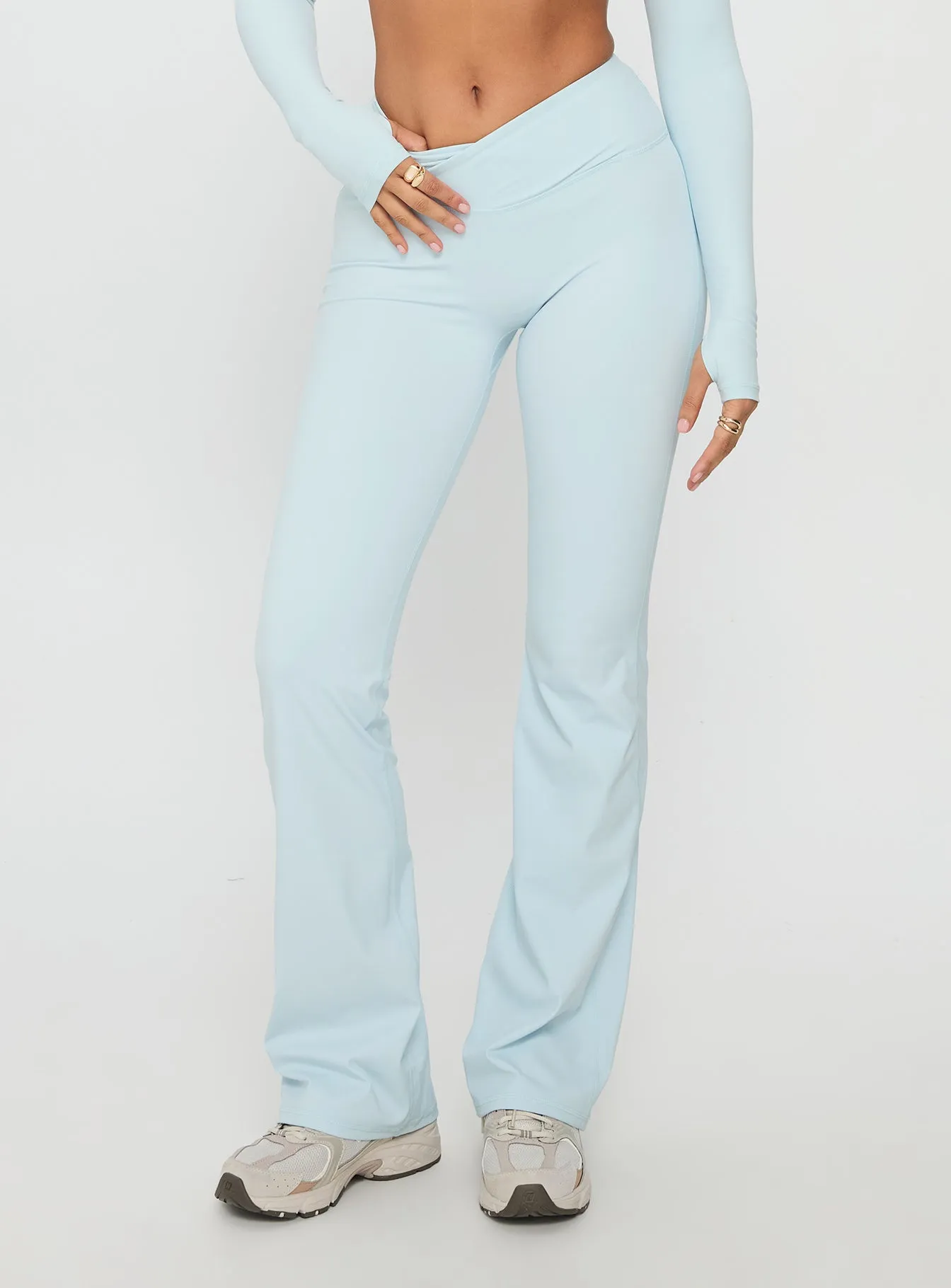 Sunday Session Active Flare Leg Pant Blue sold by Princess Polly product image thumbnail 2