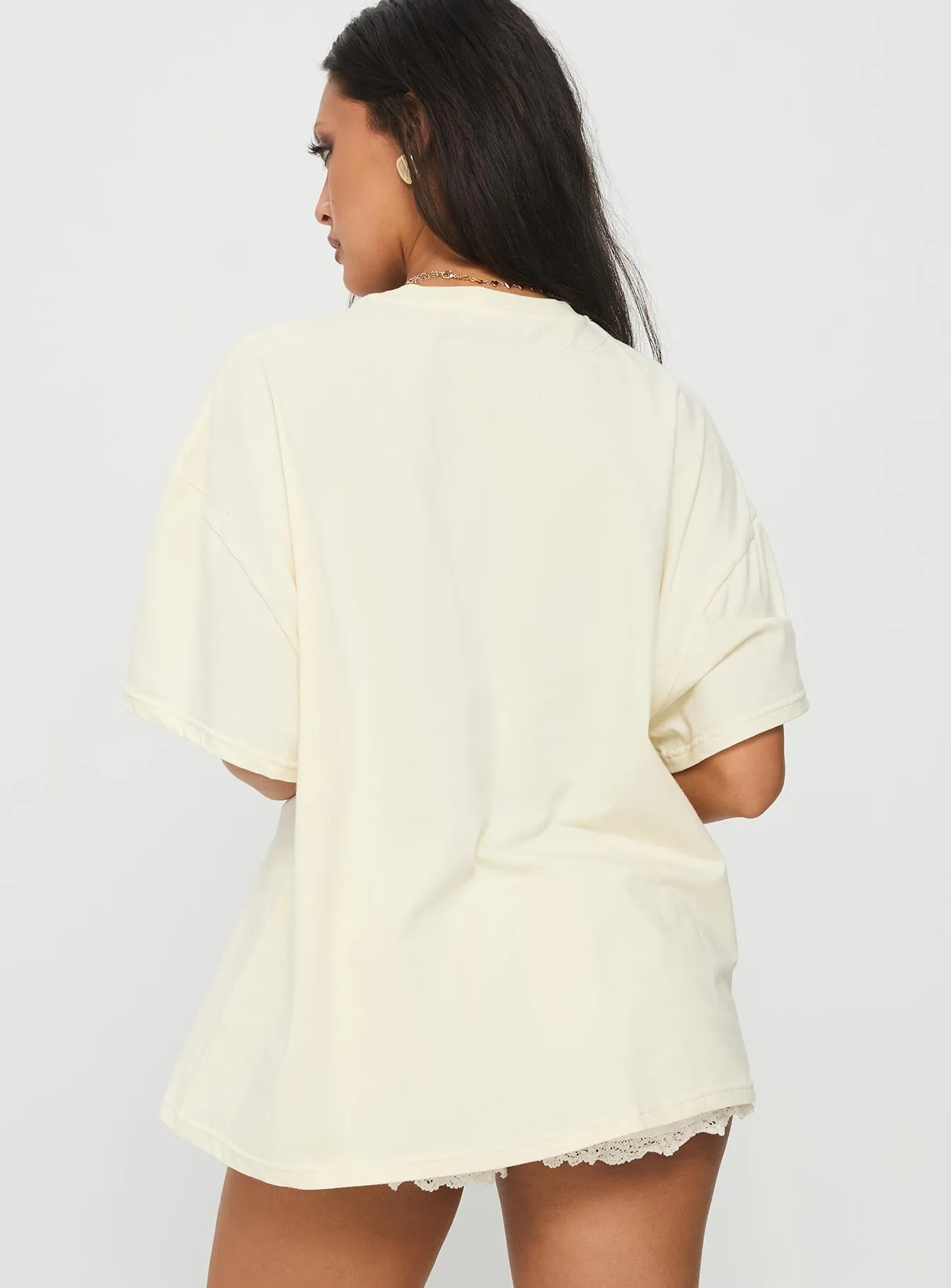 Farmer's Pick Oversized Graphic Top Cream sold by Princess Polly product image thumbnail 5