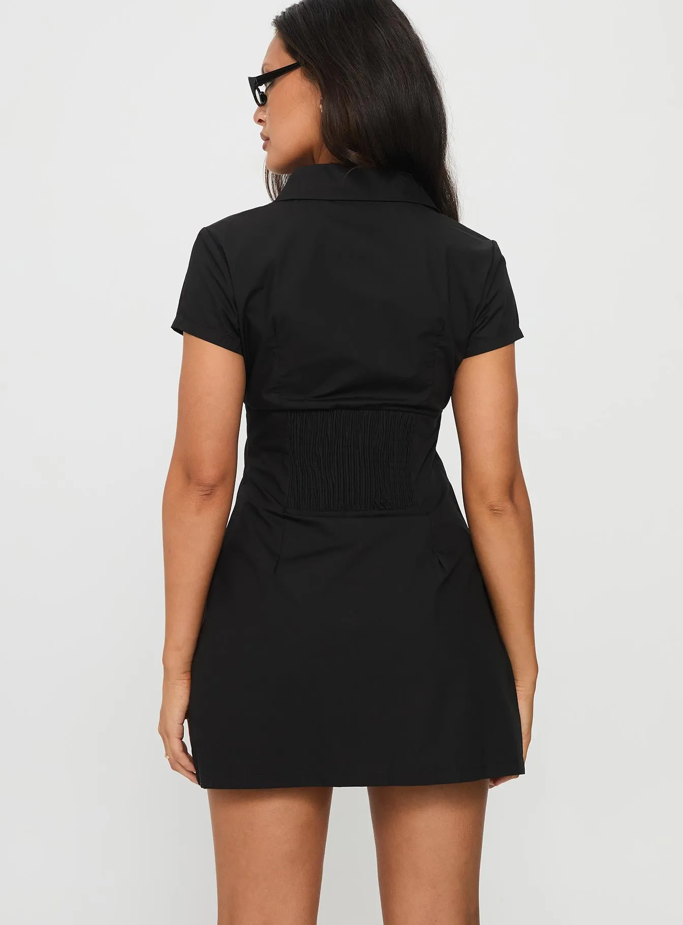 Motley Mini Dress Black sold by Princess Polly product image thumbnail 5