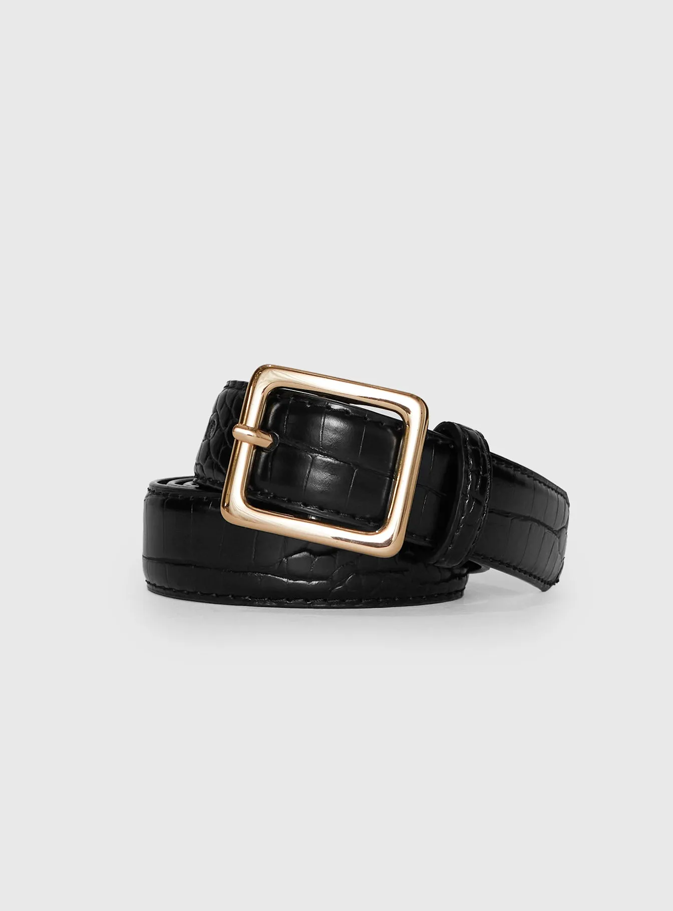 Dorien Belt Black / Gold sold by Princess Polly product image thumbnail 2